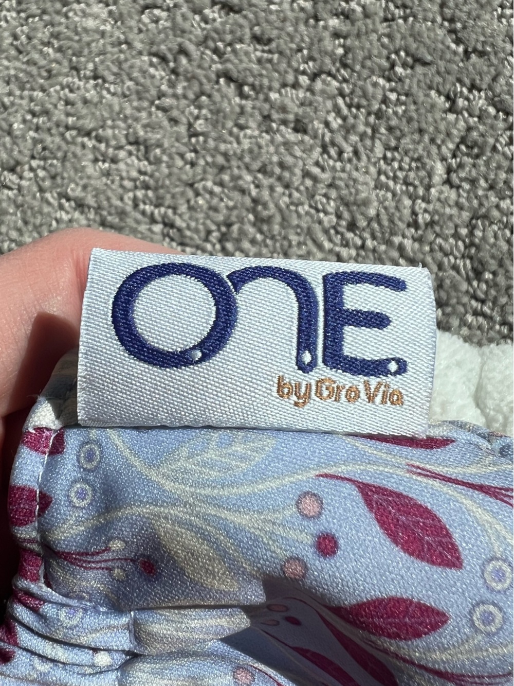 Grovia O.N.E. Cloth Diaper Re-usable - Waverly - Picture 6 of 7